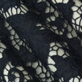 Denim Crosia Embroidery Fabric